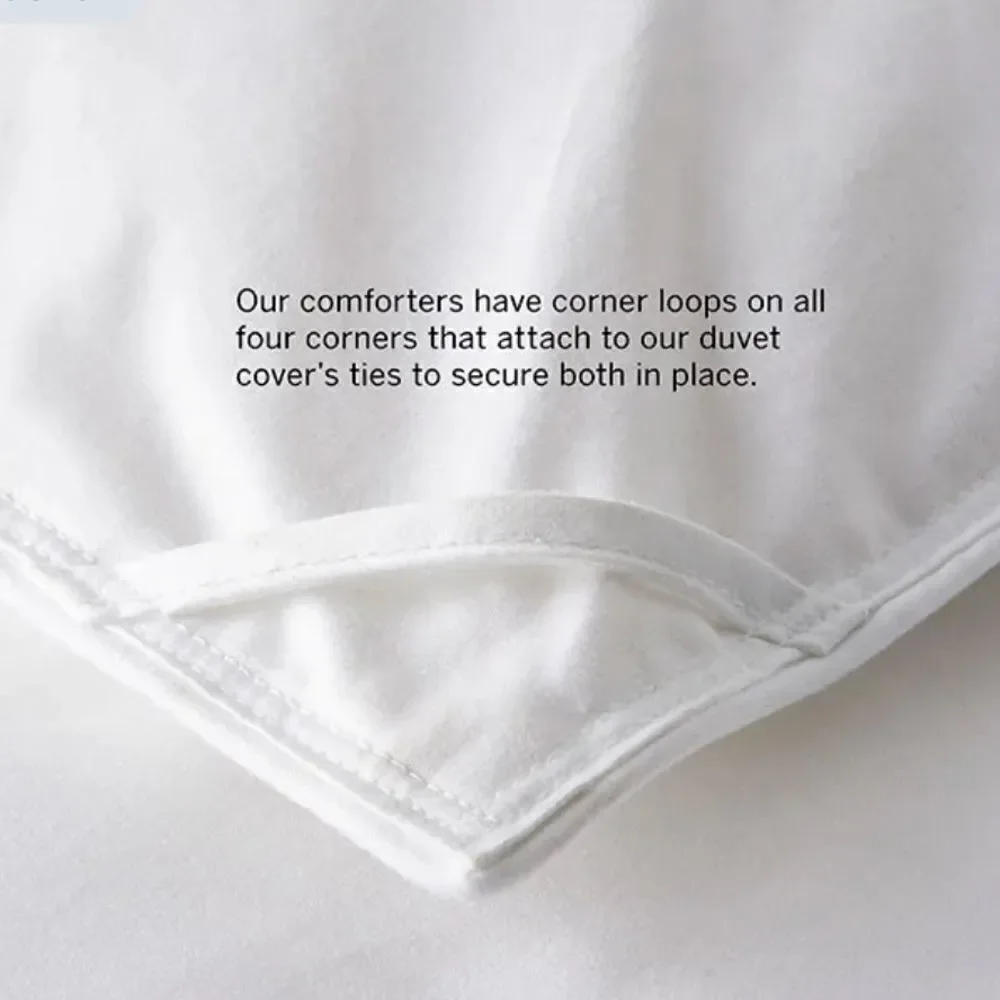 The Company Store Luxe Olympia Down Extra Warmth Comforter in White. Full Size.